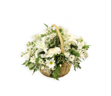 Pure White Basket